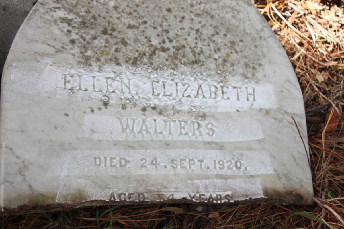 WALTERS Ellen Elizabeth -1920