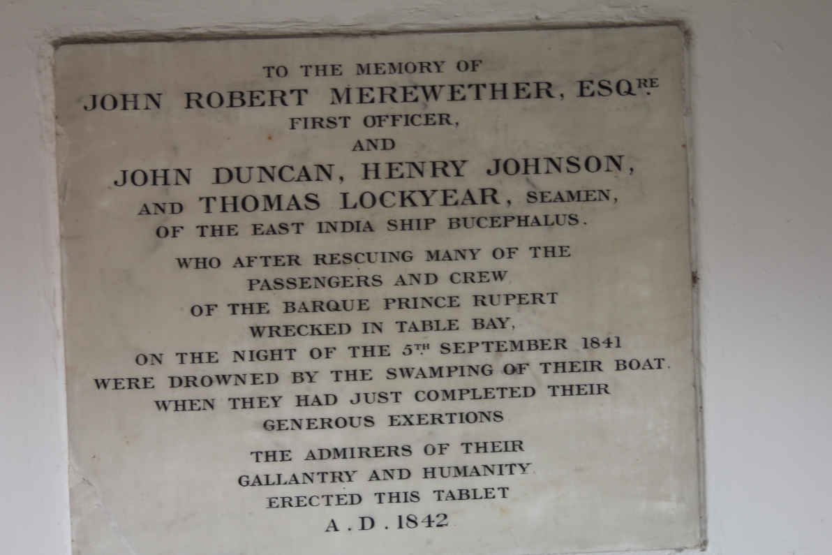 MEREWETHER John Robert -1841 :: DUNCAN John -1841 :: JOHNSON Henry -1841 :: LOCKYEAR Thomas -1841