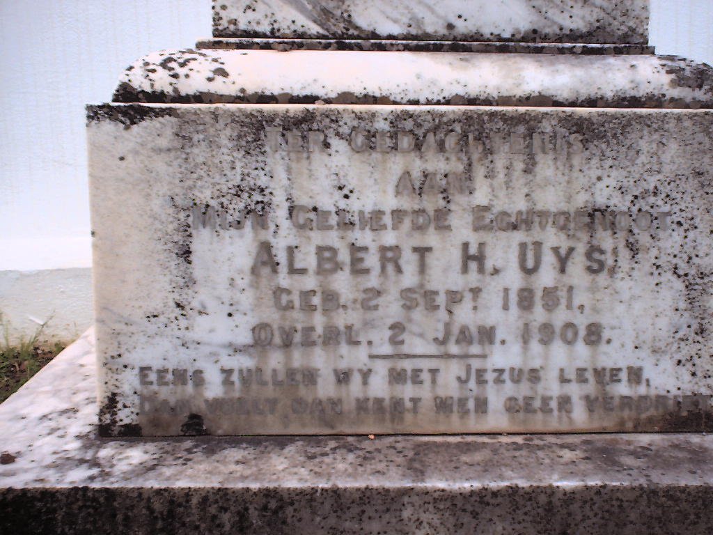 UYS Albert H. 1851-1908