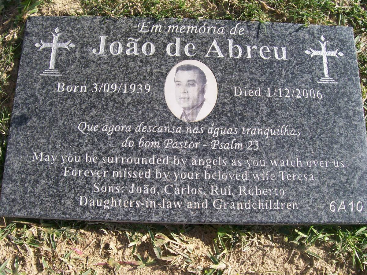 ABREU Joao, de 1939-2006
