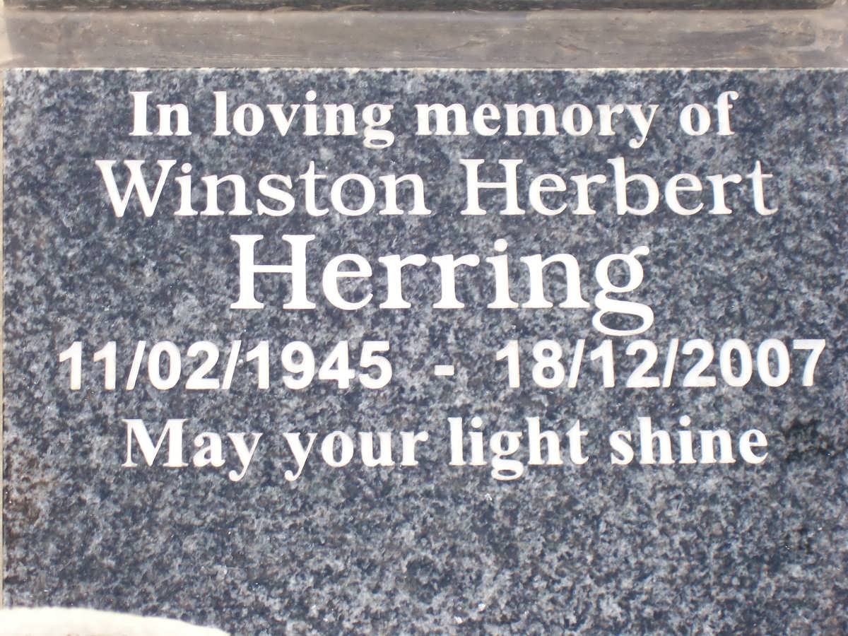 HERRING Winston Herbert 1945-2007