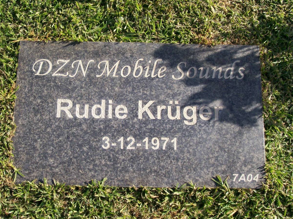 KRUGER Rudie -1971