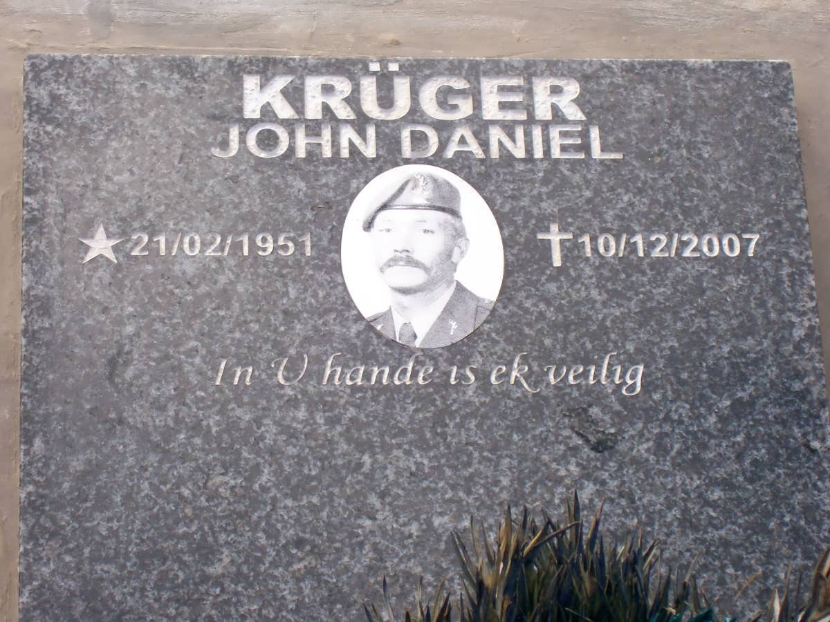 KRUGER John Daniel 1951-2007