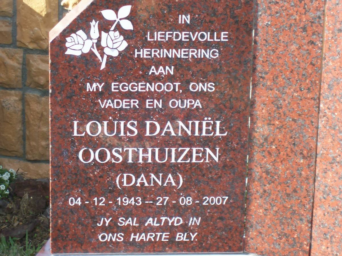 OOSTHUIZEN Louis Daniel 1943-2007