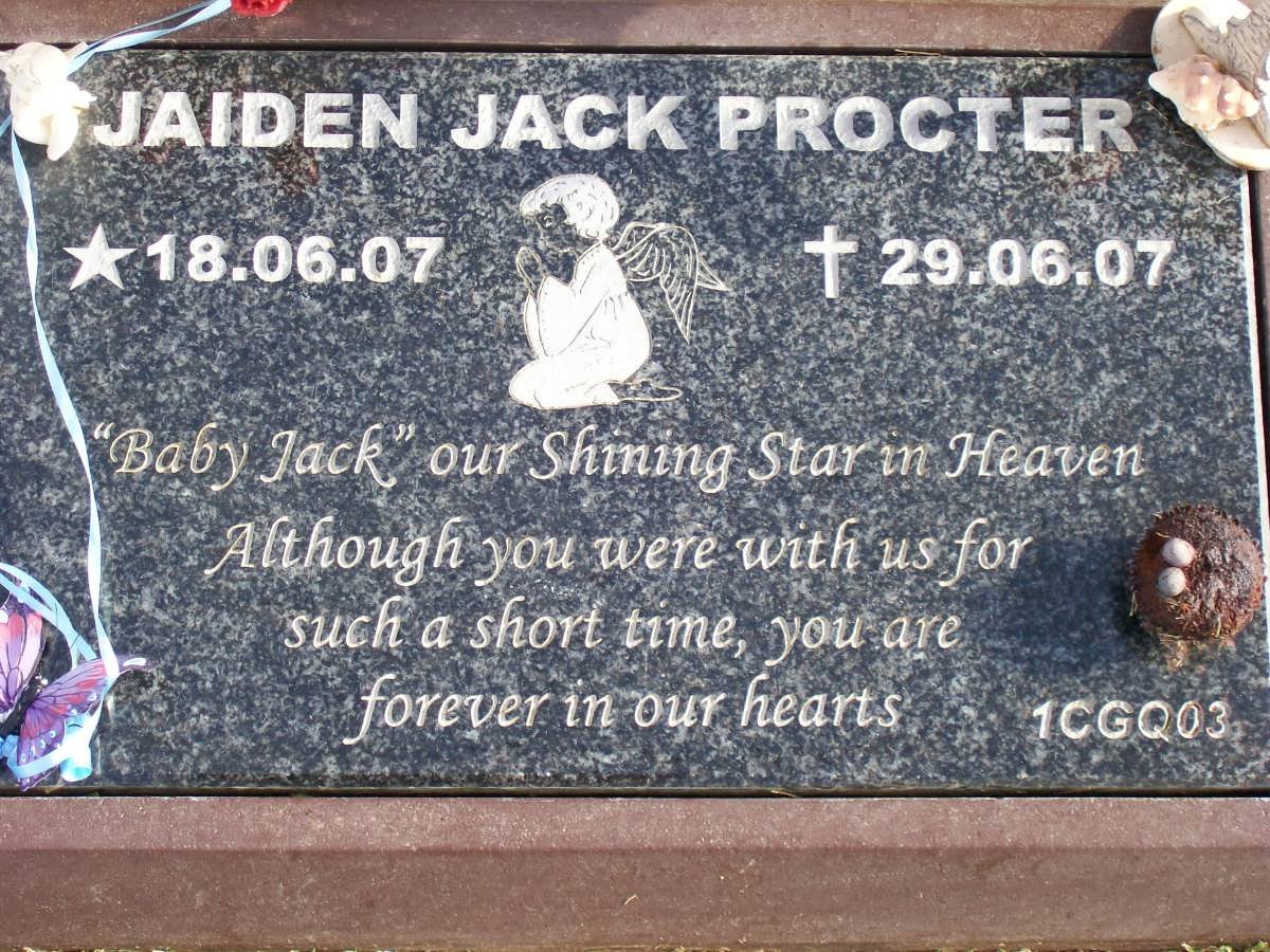 PROCTOR Jaiden Jack 2007-2007