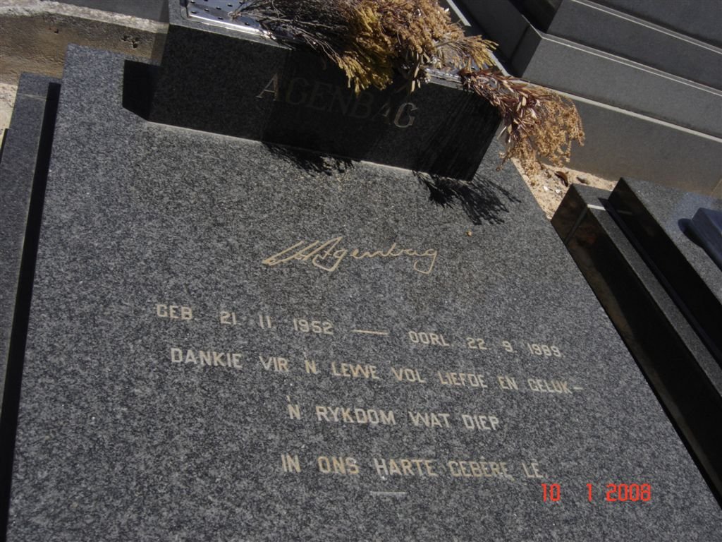 AGENBAG L.H. 1952-1989