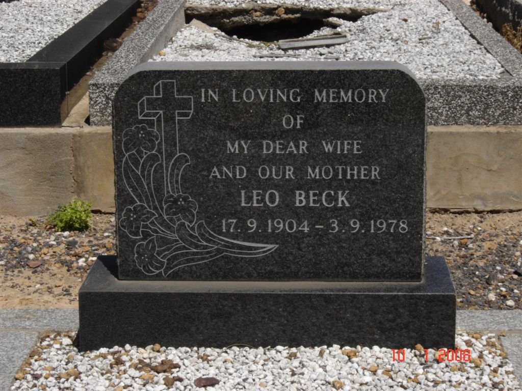 BECK Leo 1904-1978