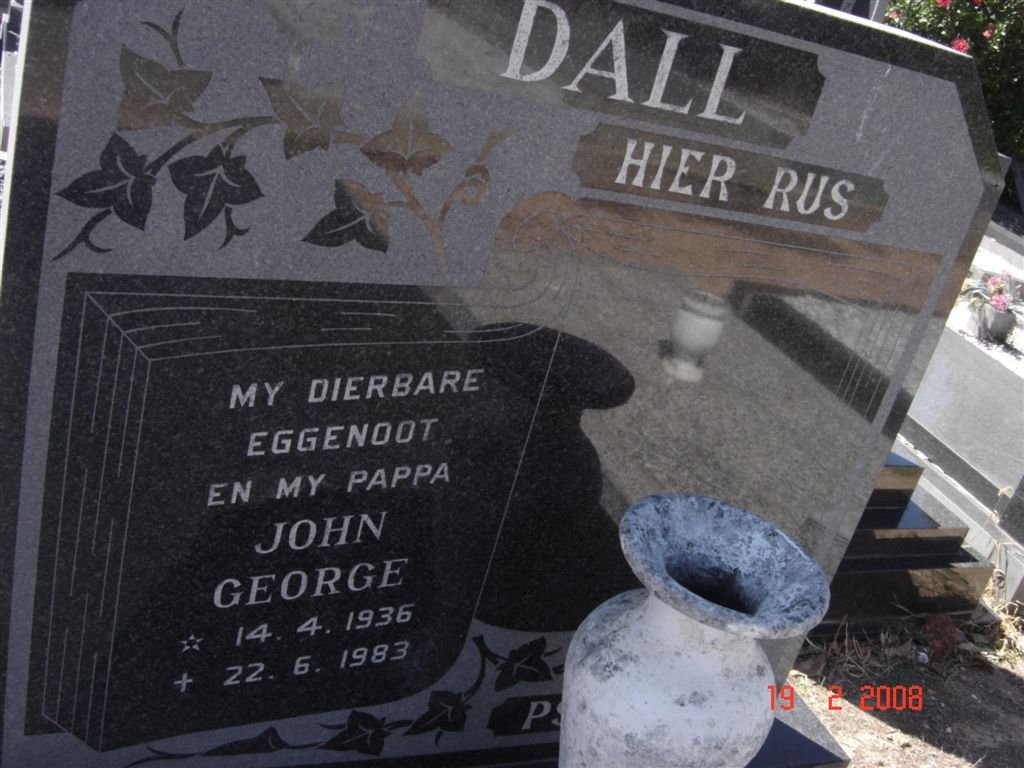 DALL John George 1936-1983