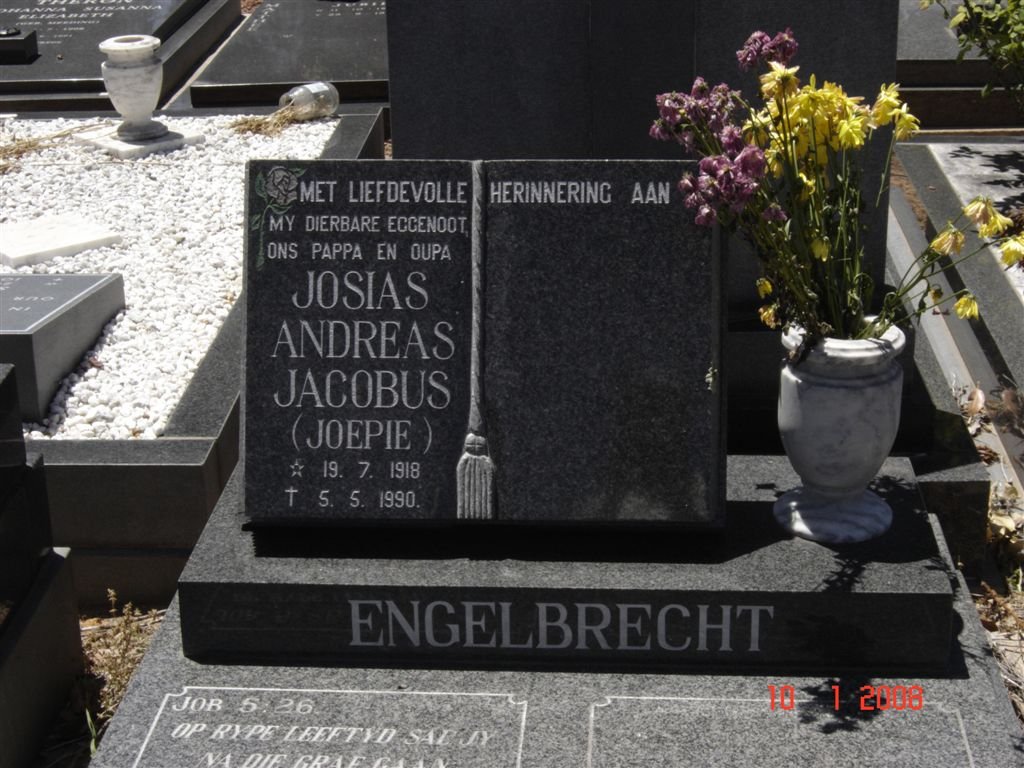 ENGELBRECHT Josias Andreas Jacobus 1918-1990