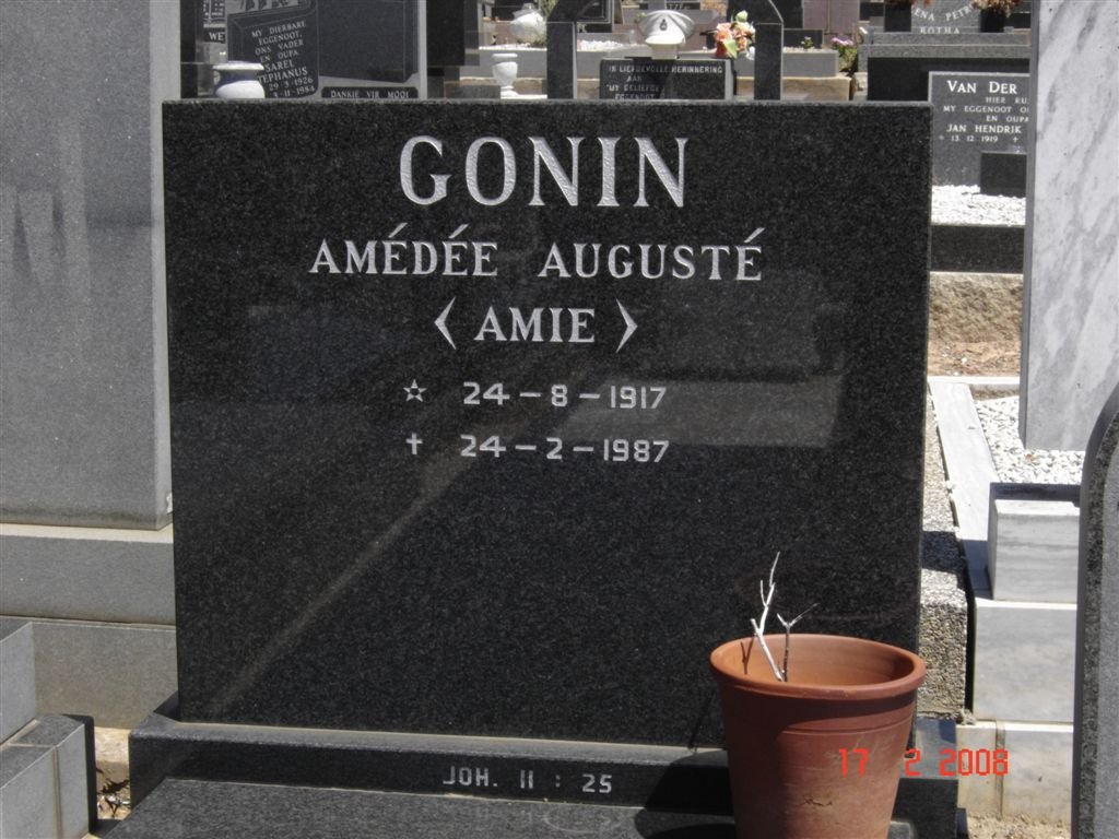 GONIN Amédée Augusté 1917-1987