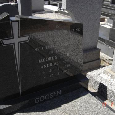 GOOSEN Jacobus Petrus Andrias 1939-1986 _1