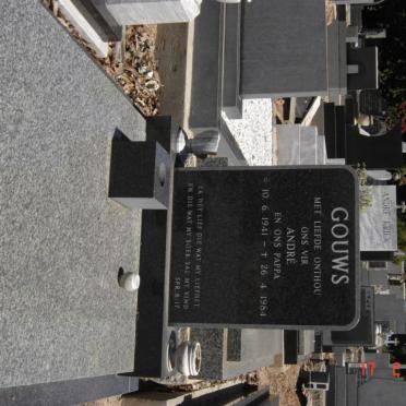 GOUWS André 1941-1984