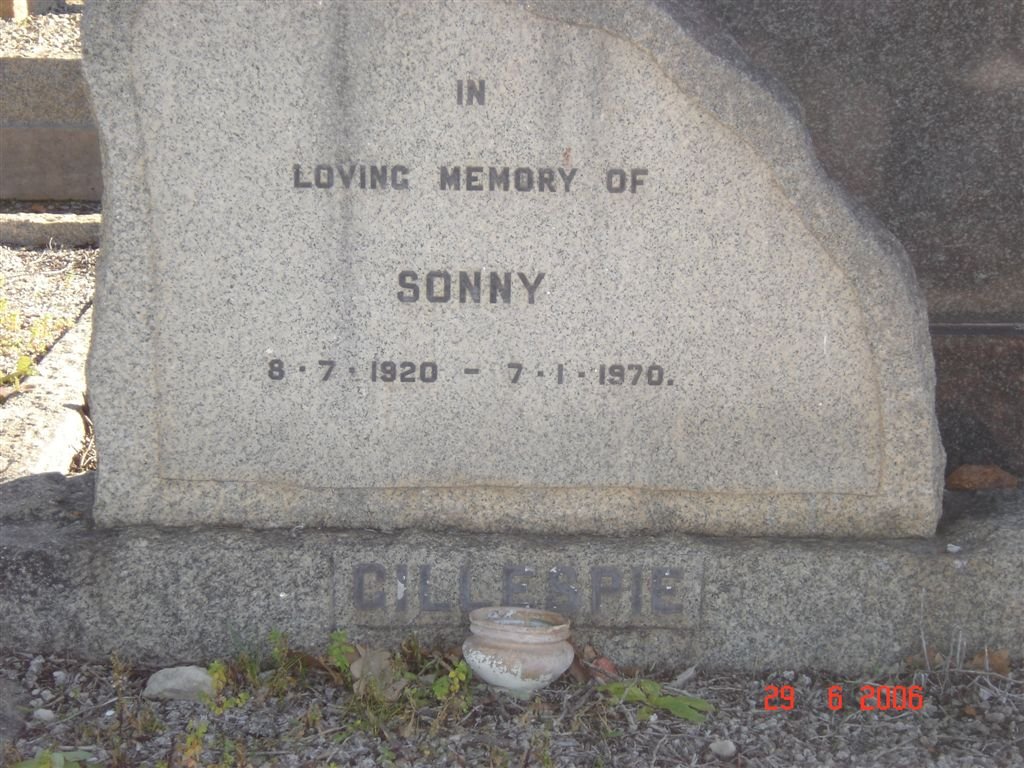 GILLESPIE Sonny 1920-1970