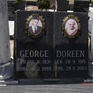 GEORGE George 1931-1990 :: GEORGE  Doreen 1915-2002