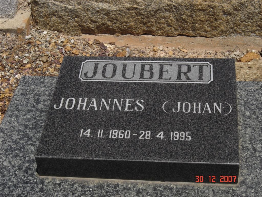 JOUBERT Johannes 1960-1995