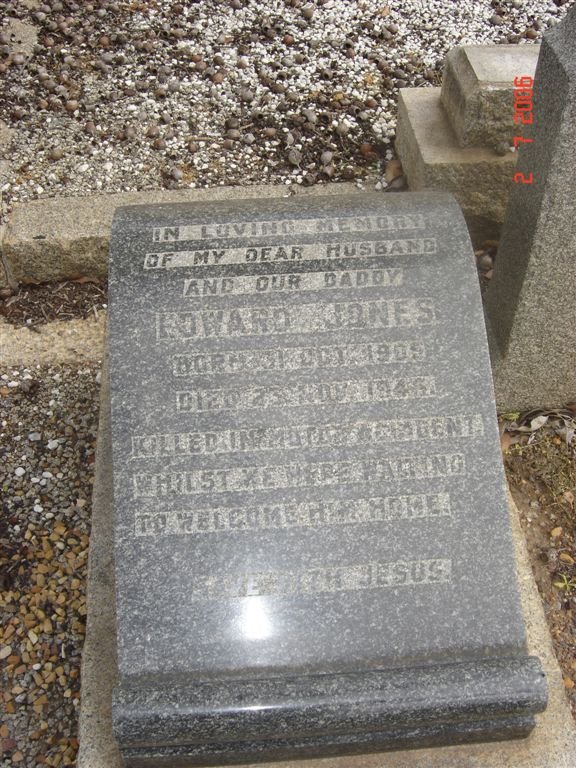 JONES Edward 1905-194?