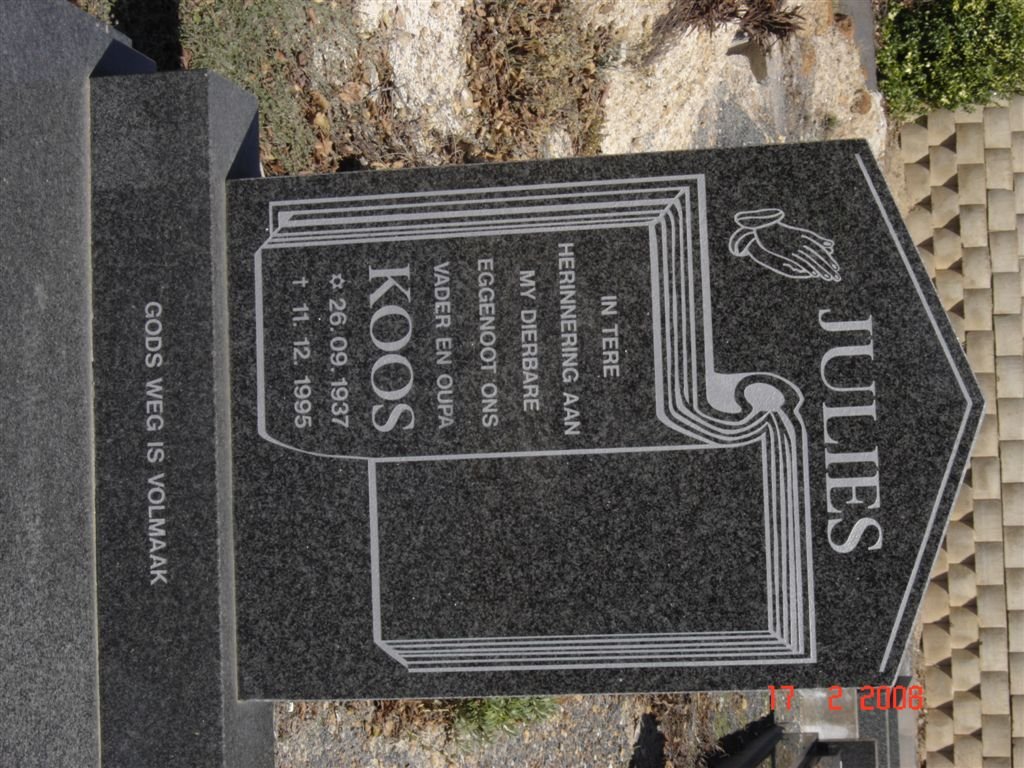 JULIES Koos 1937-1995