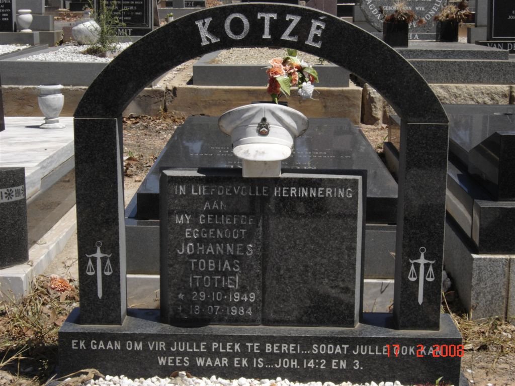 KOTZé Johannes Tobias 1949-1984