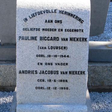 NIEKERK, van :: LOUBSER :: DE GOEDE :: HOLLOWAY