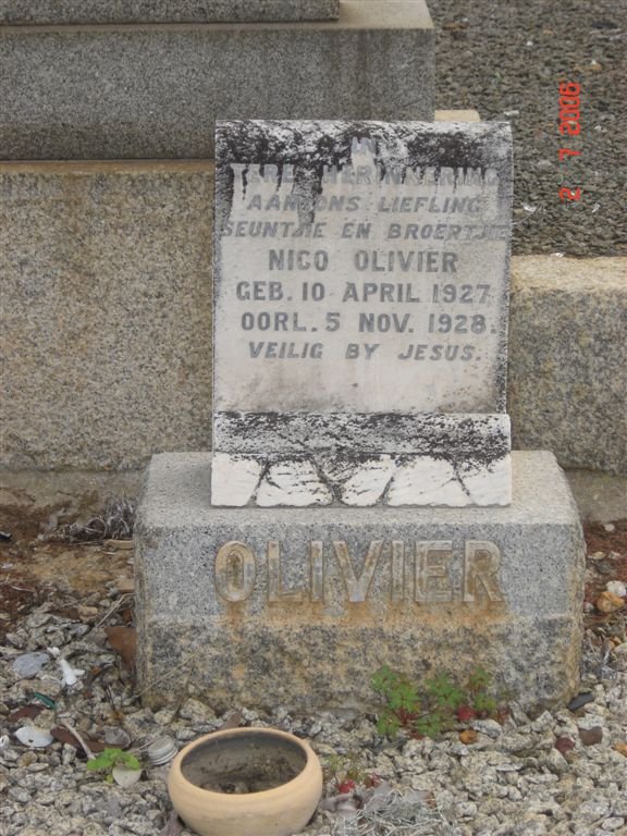 OLIVIER Nico 1927-1928