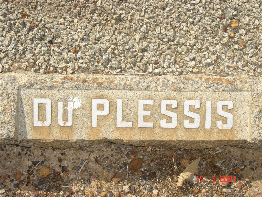 PLESSIS, du