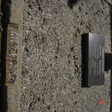 PANSEGROUW Hendrik Marthinus 1906-1992 &amp; Mathilda Immelman BURGER 1915-2001 :: PANSEGROUW Johanna Wilhelmina
