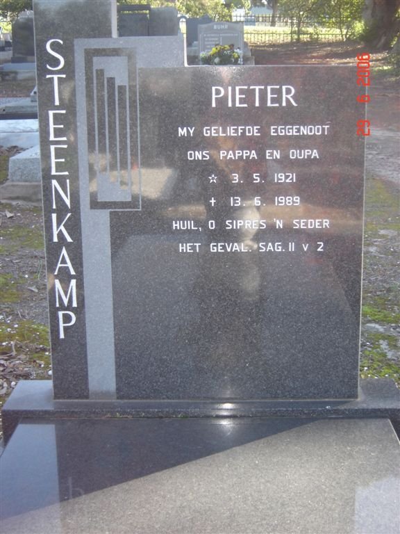 STEENKAMP Pieter 1921-1989