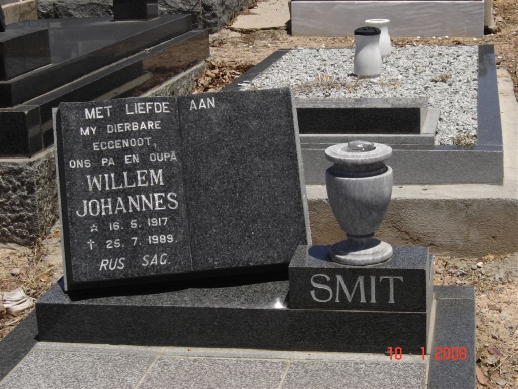 SMIT Willem Johannes 1917-1989