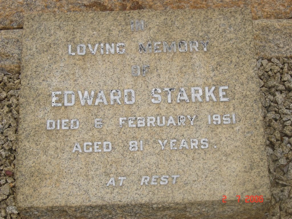 STARKE Edward -1951