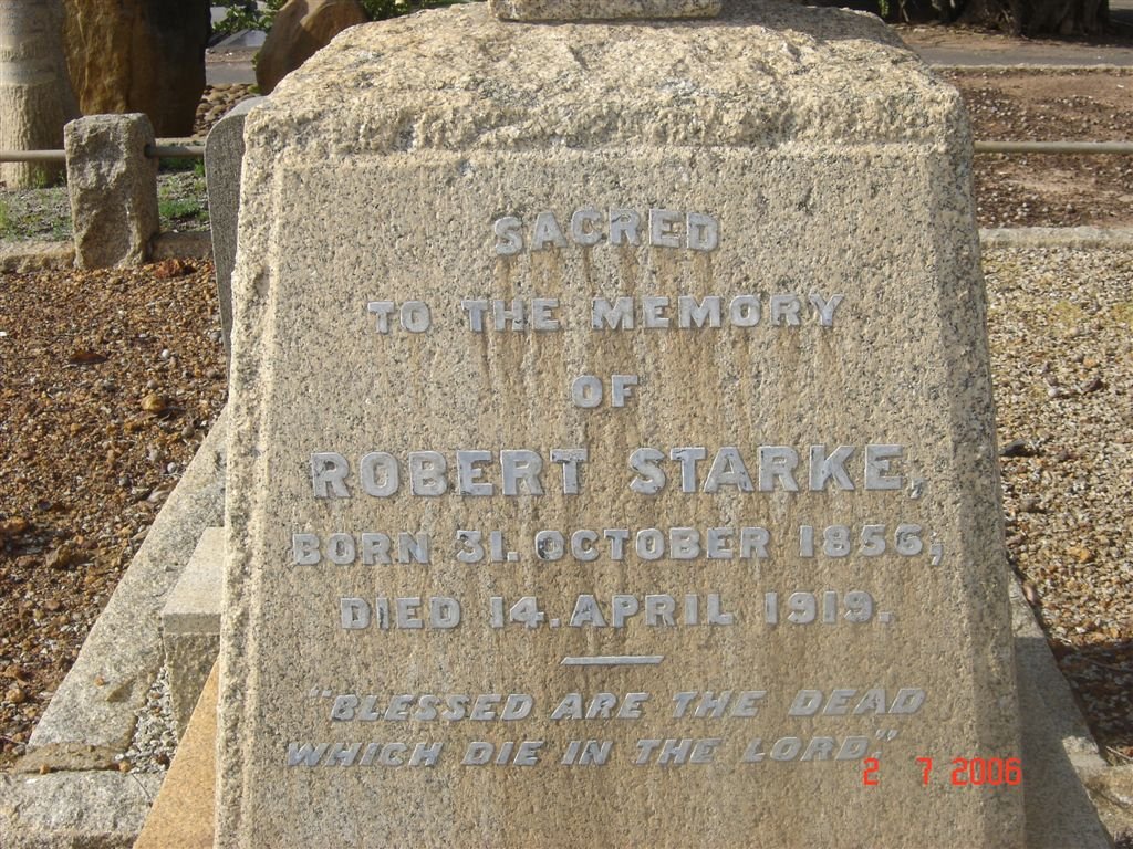 STARKE Robert 1856-1919