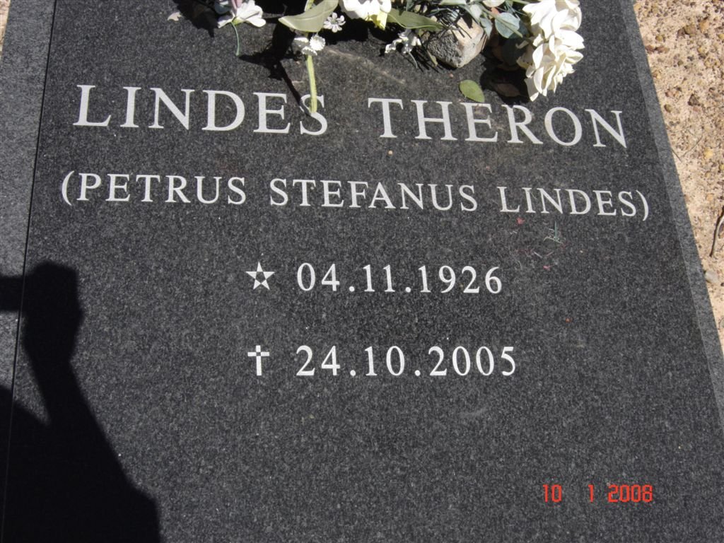 THERON Petrus Stephanus Lindes 1926-2005
