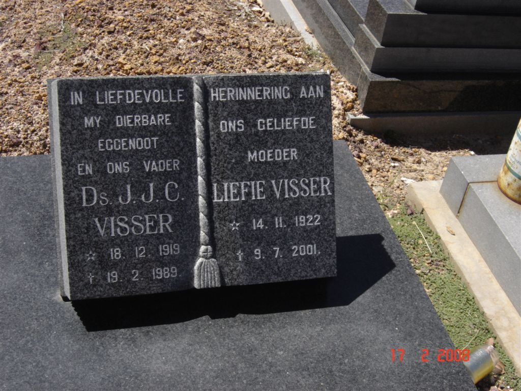VISSER J.J.C. 1919-1989 &amp; Liefie 1922-2001