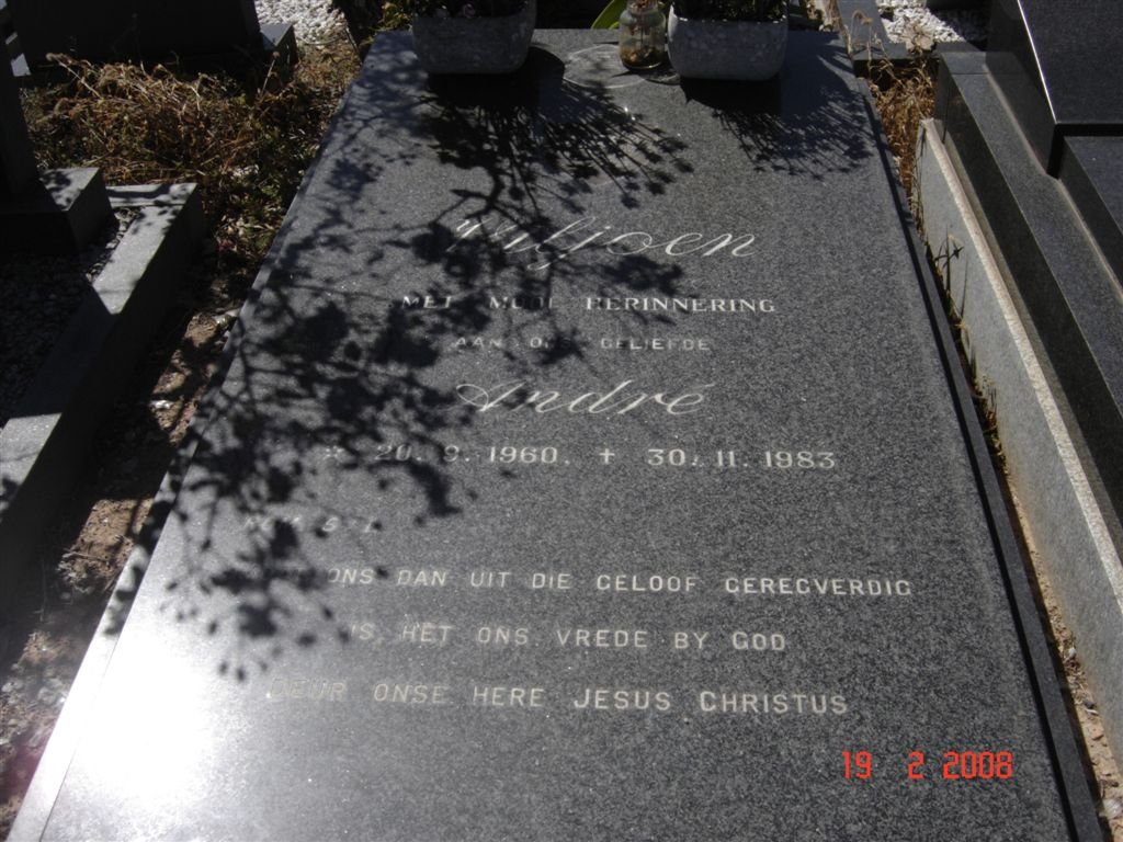 VILJOEN André 1960-1983