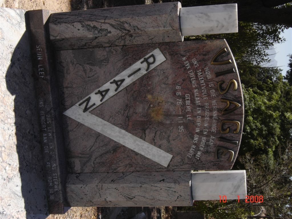 VISAGIE Riaan 1976-1995
