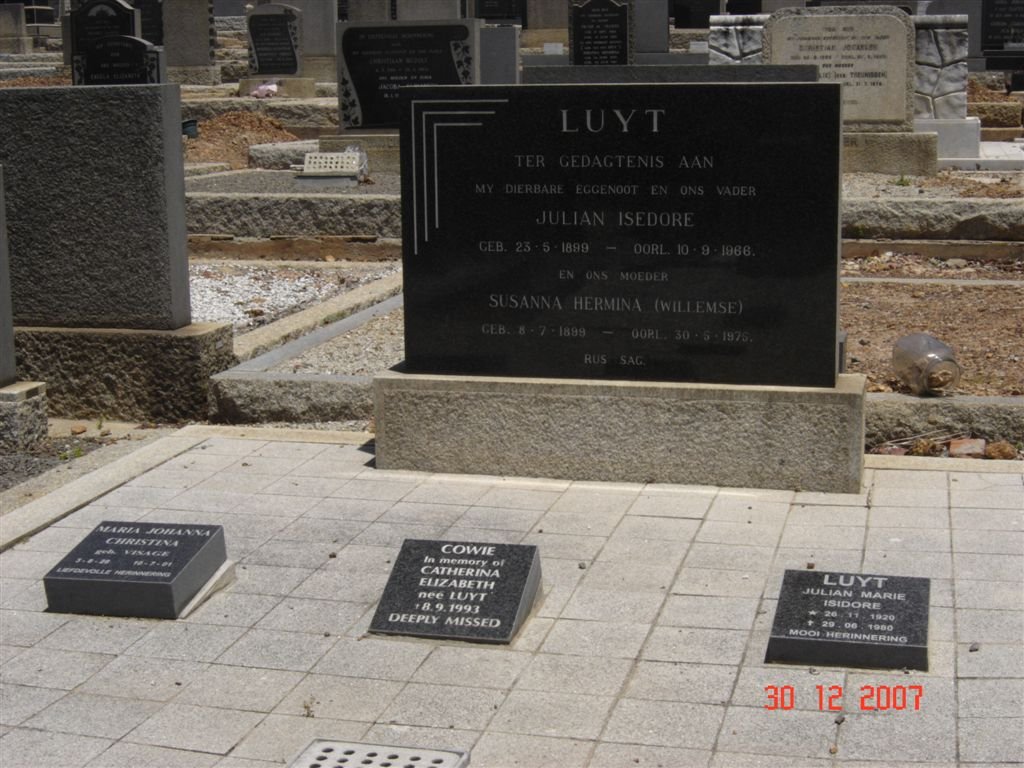 VISAGIE :: COWIE :: LUYT :: WILLEMSE