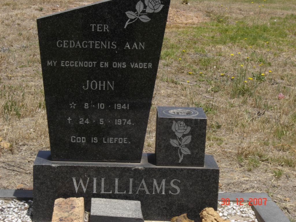 WILLIAMS John 1941-1974