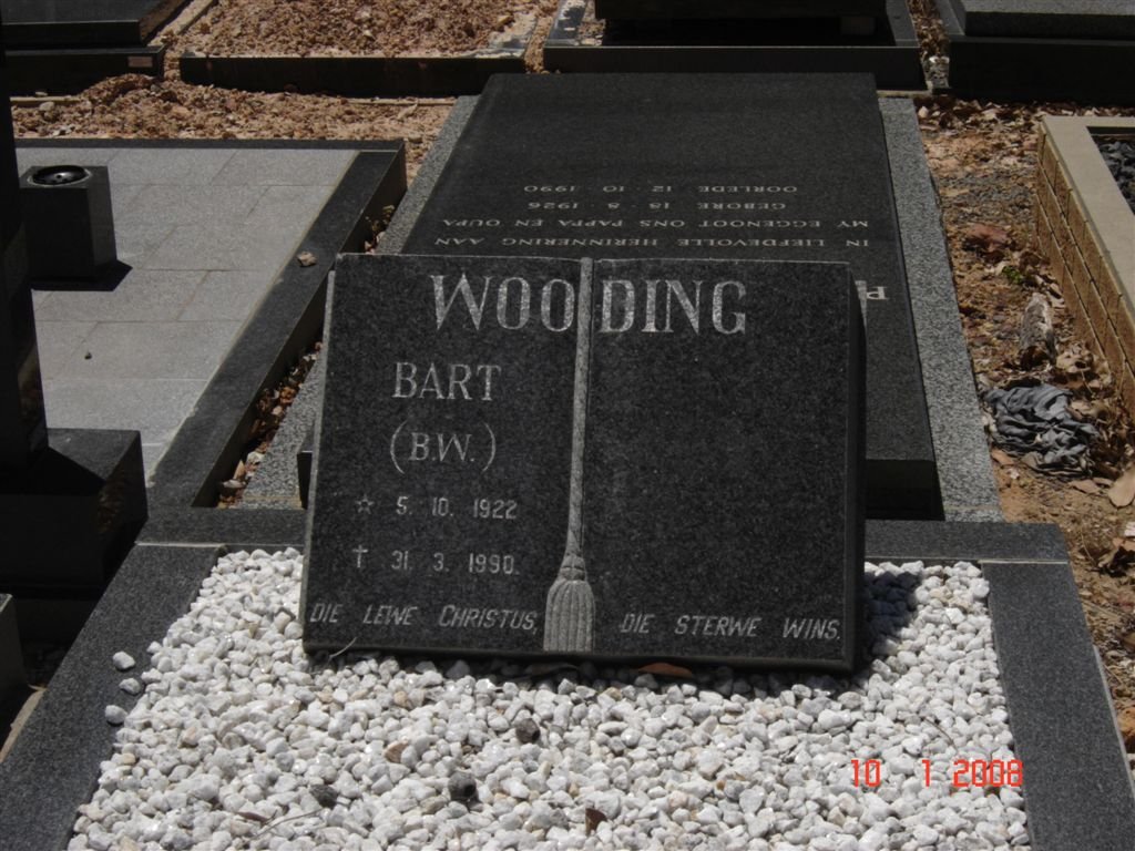 WOODING B.W. 1922-1990