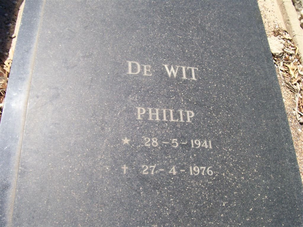 WIT Philip, de 1941-1976