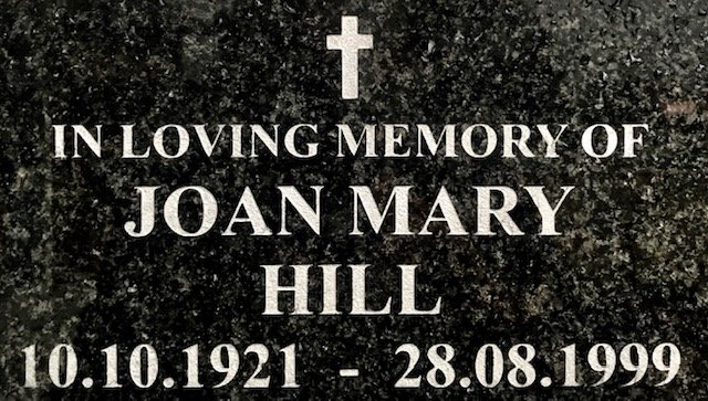 HILL Joan Mary 1921-1999