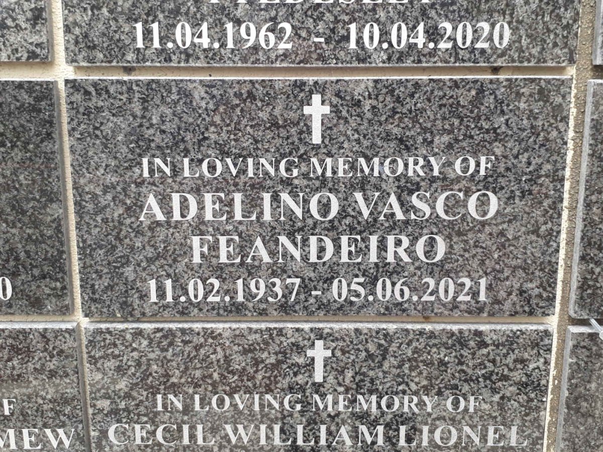 FEANDEIRO Adelino Vasco 1937-2021