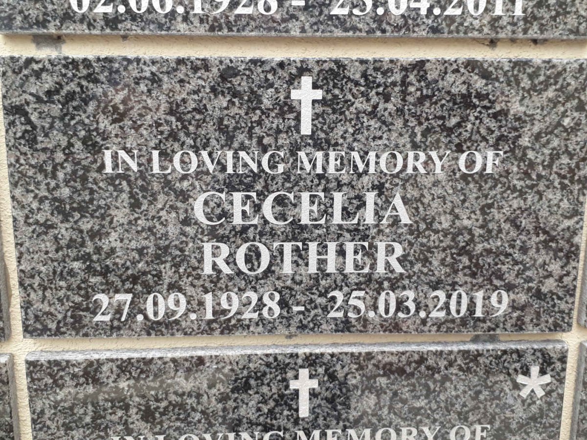 ROTHER Cecelia 1928-2019