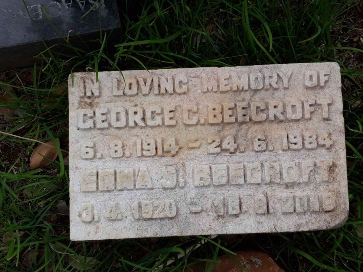BEECROFT George C. 1914-1984 &amp; Edna S. 1920-2019