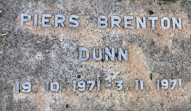 DUNN Piers Brenton 1971-1971