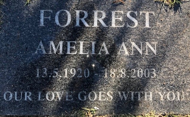 FORREST Amelia Ann 1920-2003