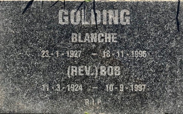 GOLDING Bob 1924-1997 &amp; Blanche 1927-1996