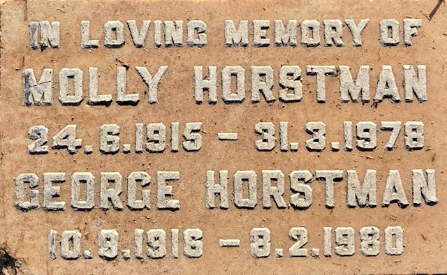 HORSTMAN George 1916-1980 &amp; Molly 1915-1978