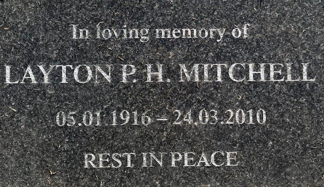 MITCHELL Layton P.H. 1916-2010