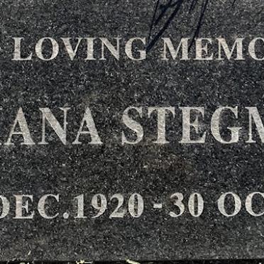 STEGMANN Diana 1920-2000