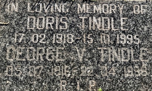 TINDLE George V. 1916-199? &amp; Doris 1918-1995