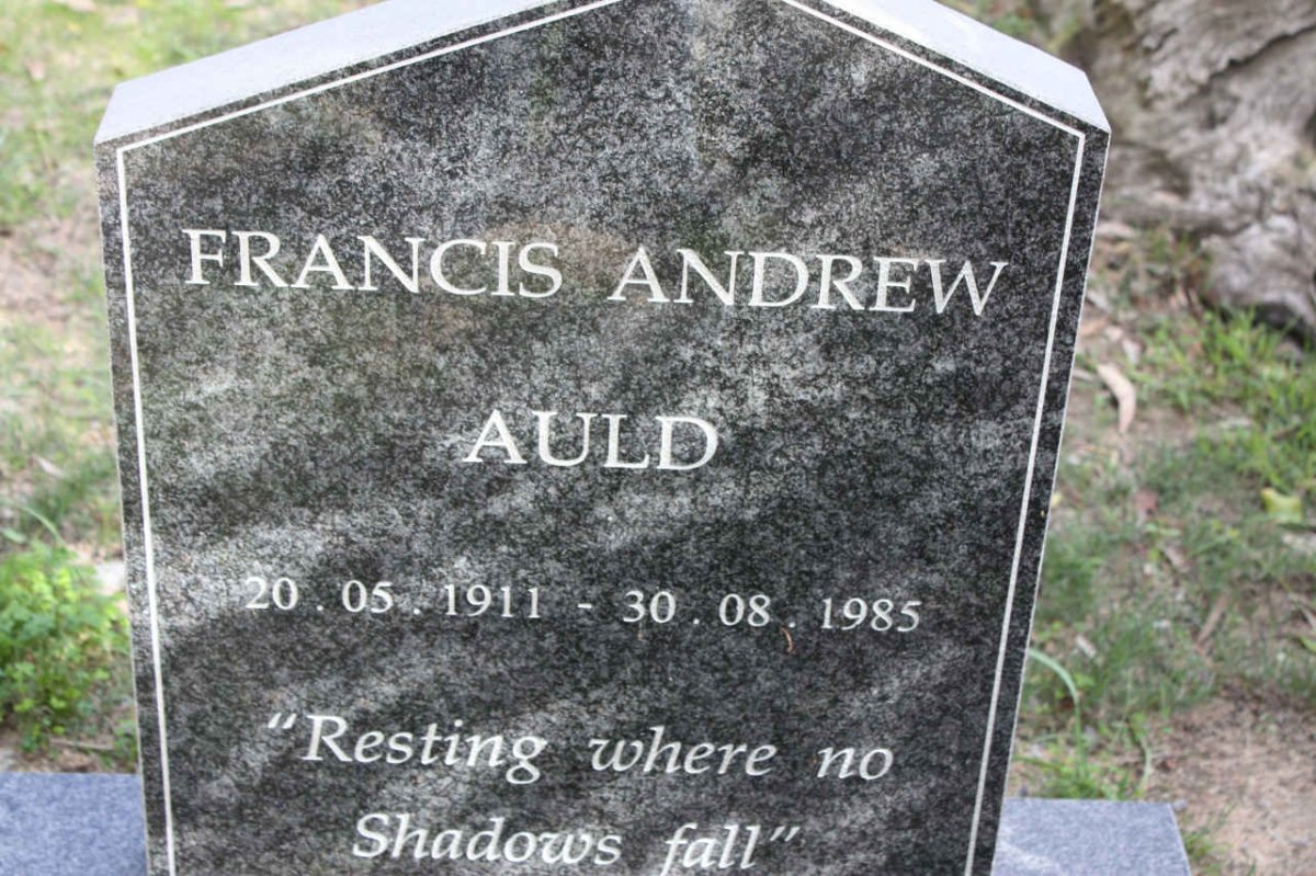 AULD Francis Andrew 1911-1985